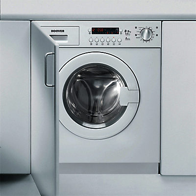 Hoover HDB854DN/1 Integrated Washer Dryer, 8kg Wash/5kg Dry Load, A Energy Rating, 1400rpm Spin, White